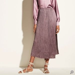 NWT Vince Pleated Paneled Skirt in Fig XS